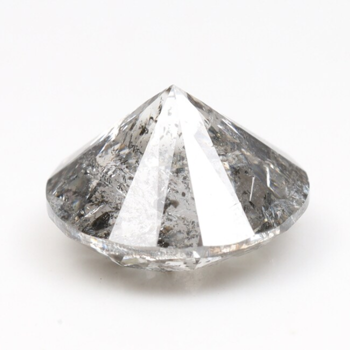 Salt And Pepper Diamond Round Brilliant Cut Diamond