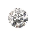 1.00 CT Round Brilliant Cut Salt and Pepper Diamond - Minimal Carbon