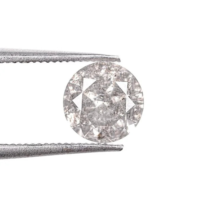 1.01 CT Round Brilliant Cut Salt & Pepper Diamond