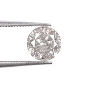 1.01 CT Round Brilliant Cut Salt and Pepper Loose Diamond