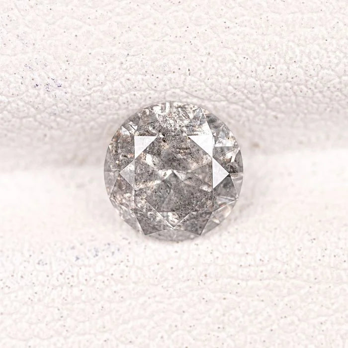 1.01 CT Round Brilliant Cut Salt & Pepper Diamond