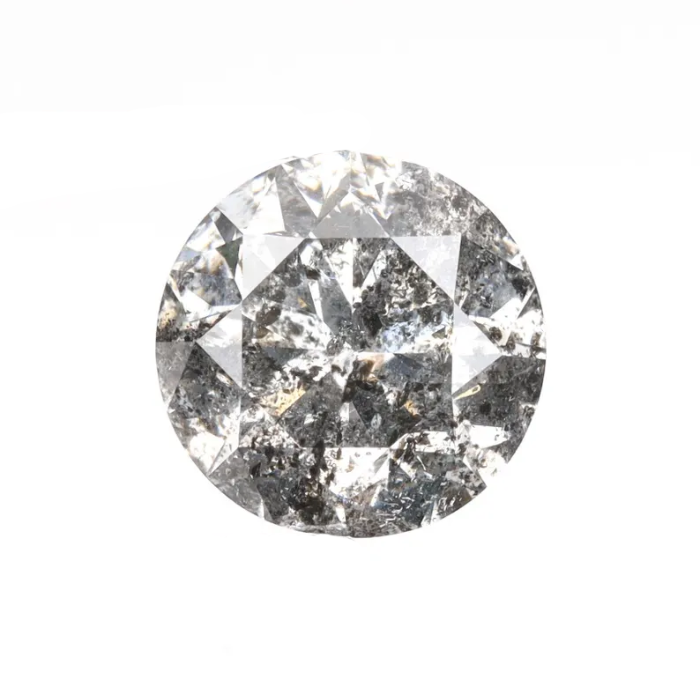 1.01 CT Natural Round Brilliant Cut Diamond - Minimal Carbon