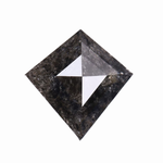 1.01 CT Natural Salt and Pepper Kite Cut Diamond - Minimal Carbon