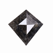 1.01 CT Natural Salt and Pepper Kite Cut Diamond - Minimal Carbon