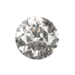 1.01 CT Round Brilliant Cut Salt and Pepper Diamond - Minimal Carbon
