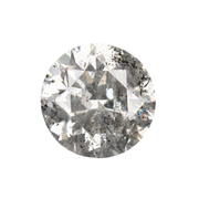 1.01 CT Round Brilliant Cut Salt and Pepper Diamond - Minimal Carbon