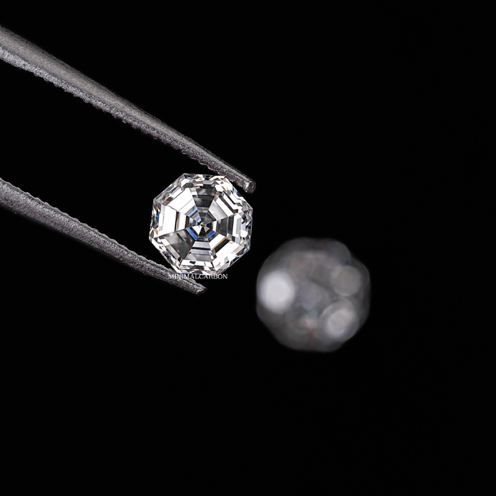 1.02 CT Octagon Cut Natural Loose Matching Pair Diamond