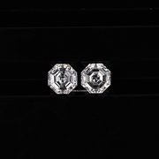 1.02 CT Octagon Cut Natural Loose Matching Pair Diamond - Minimal Carbon