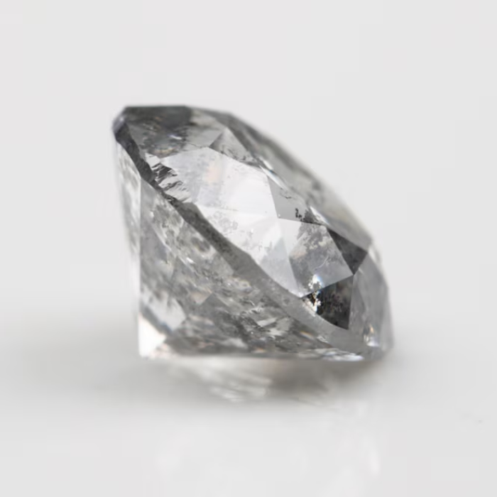 Salt And Pepper Diamond Round Brilliant Cut Diamond