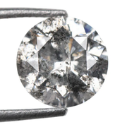 Salt And Pepper Diamond Round Brilliant Cut Diamond