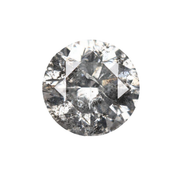 1.02 CT Round Brilliant Cut Natural Salt and Pepper Diamond