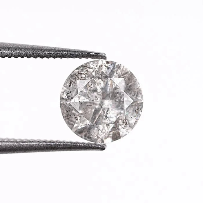 Round Salt And Pepper Loose Diamond