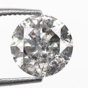 Salt And Pepper Diamond Round Brilliant Cut Diamond