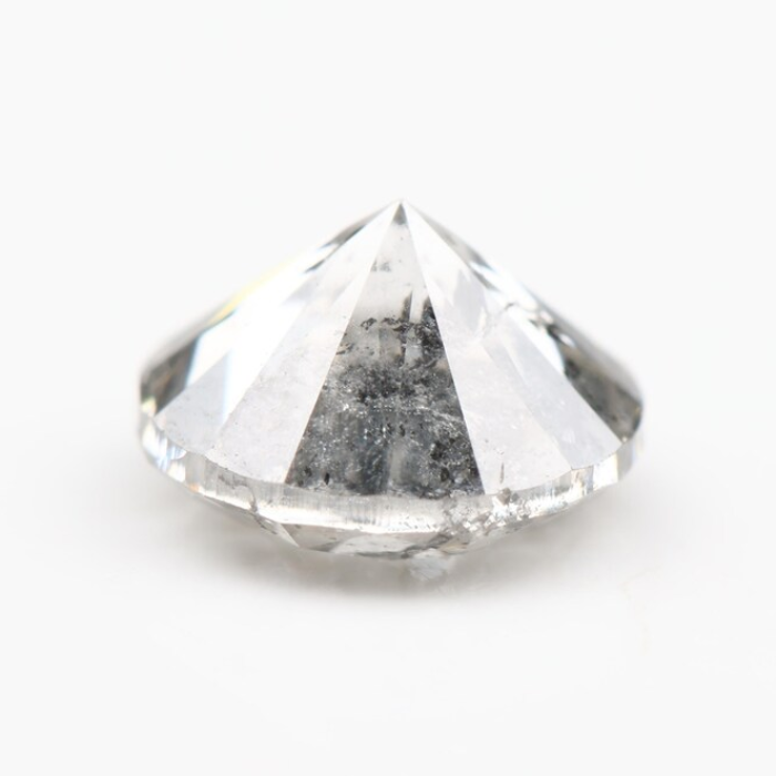 Salt And Pepper Diamond Round Brilliant Cut Diamond