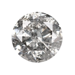 1.03 CT Round Brilliant Cut Natural Salt and Pepper Diamond - Minimal Carbon