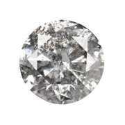 1.03 CT Round Brilliant Cut Natural Salt and Pepper Diamond - Minimal Carbon