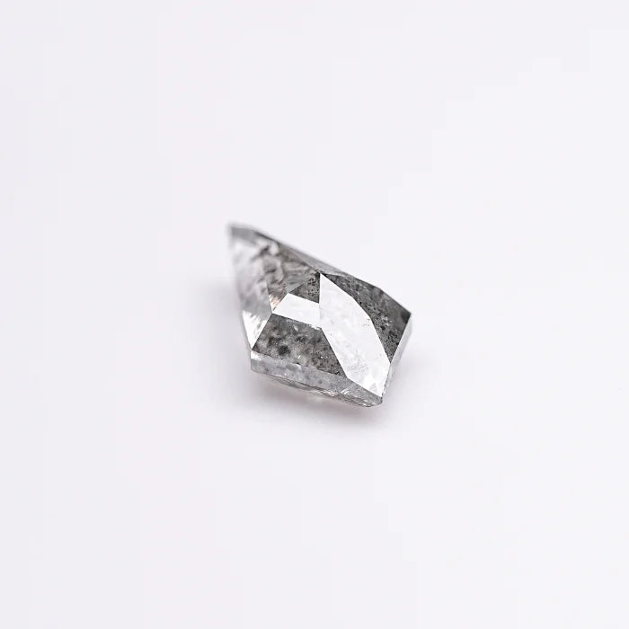 1.04 CT Elongated Kite Cut Salt & Pepper Loose Diamond