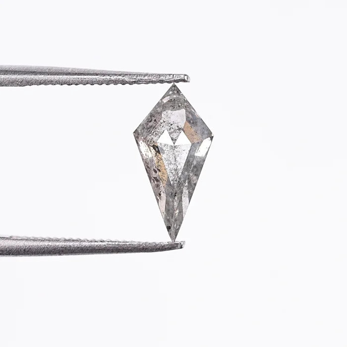 1.04 CT Elongated Kite Cut Salt & Pepper Loose Diamond