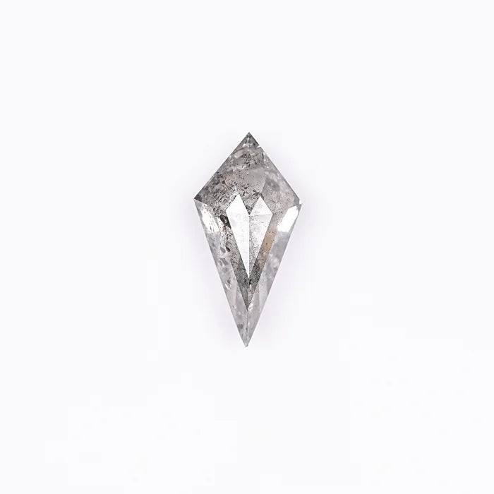 1.04 CT Elongated Kite Cut Salt & Pepper Loose Diamond