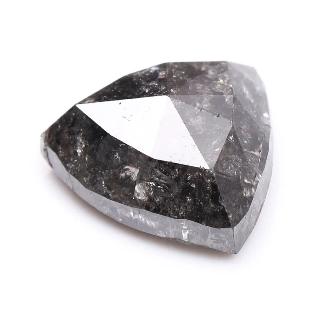 1.04 CT Salt and Pepper Trillion Cut Diamond