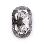 1.08 CT Salt And Pepper Oval Cut Loose Full Cut Diamond