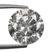Salt And Pepper Diamond Round Brilliant Cut Diamond