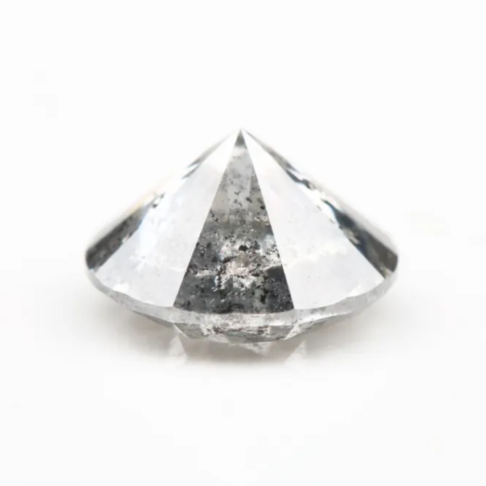 Salt And Pepper Diamond Round Brilliant Cut Diamond