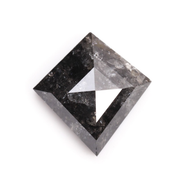 1.10 CT Salt And Pepper Kite Cut Natural Diamond - Minimal Carbon