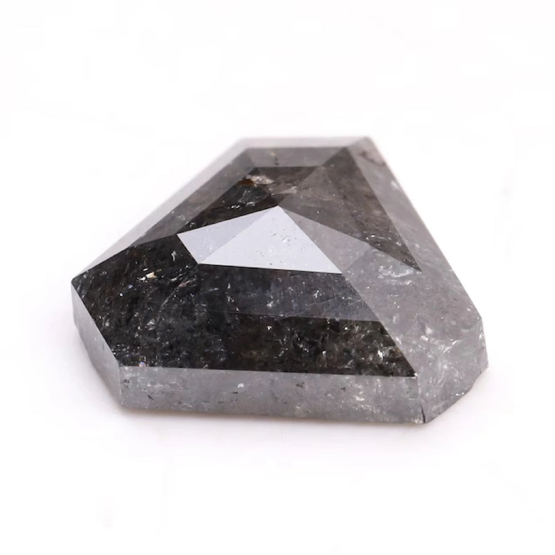 1.13 CT Salt and Pepper Coffin Cut Diamond | TheMinimalCarbon