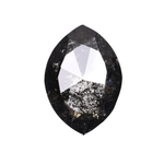 salt and pepper marquise diamond