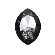 salt and pepper marquise diamond