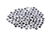 1.1 MM to 1.5 MM Enhanced Black Round Brilliant Cut Diamonds - Minimal Carbon