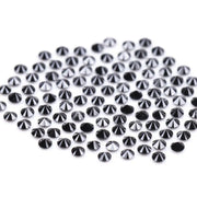 1.1 MM to 1.5 MM Enhanced Black Round Brilliant Cut Diamonds