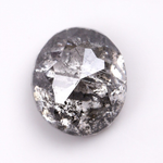 1.21 CT Oval Cut Salt and Pepper Natural Earth Mined Diamond