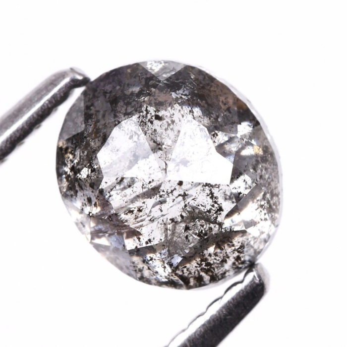 1.21 CT Oval Cut Salt and Pepper Natural Earth Mined Diamond