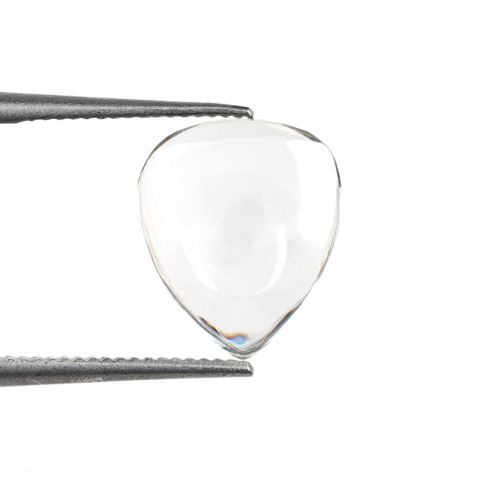 lab grown pear cut cabochon diamond