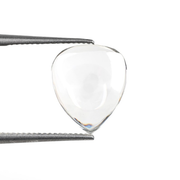 lab grown pear cut cabochon diamond