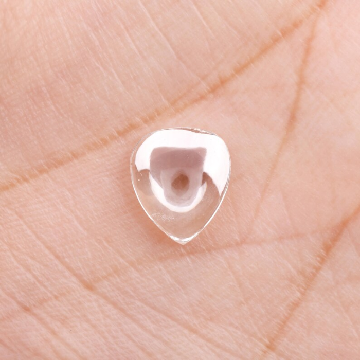 lab grown pear cut cabochon diamond