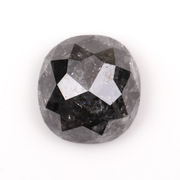 1.34 CT Oval Cut Loose Earth Mined Salt And Pepper Diamond