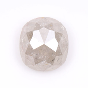 1.34 CT Oval Cut Loose Natural Salt And Pepper Diamond