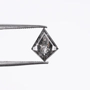 1.37 CT Kite Shape Salt & Pepper Loose Diamond