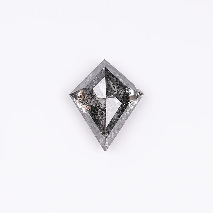 1.37 CT Kite Shape Salt & Pepper Loose Diamond