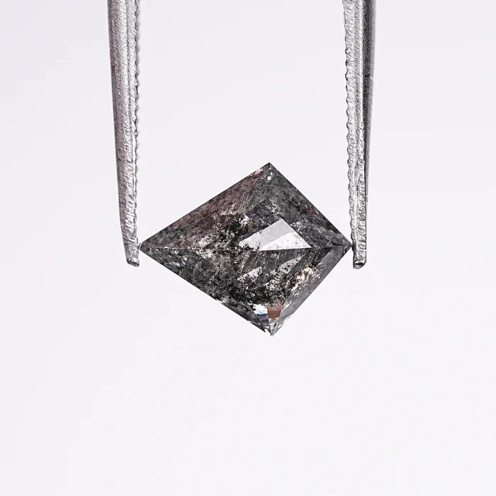 1.37 CT Kite Shape Salt & Pepper Loose Diamond