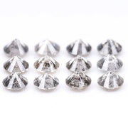 1.40 MM Salt & Pepper Round Brilliant Cut Melee Diamond