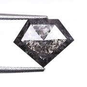 1.42 CT Salt And Pepper Pentagon Cut Diamond