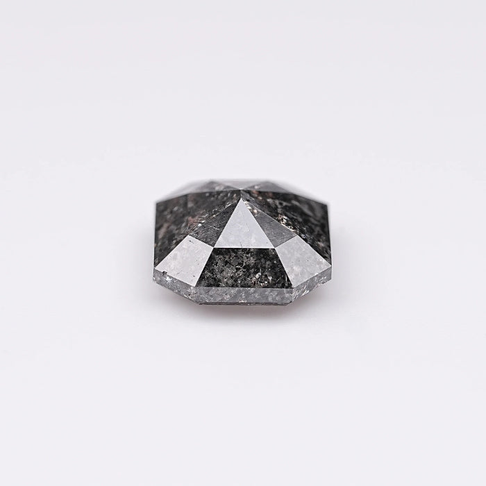 1.43 CT, Emerald Cut Natural Salt & Pepper Diamond Loose
