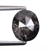 1.45 CT Oval Cut Natural Earth Mined Rose Cut Diamond