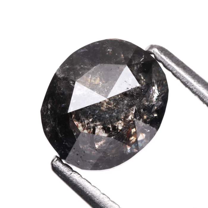 1.45 CT Oval Cut Natural Earth Mined Rose Cut Diamond