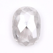 1.48 CT Oval Cut Salt and Pepper Loose Natural Diamond
