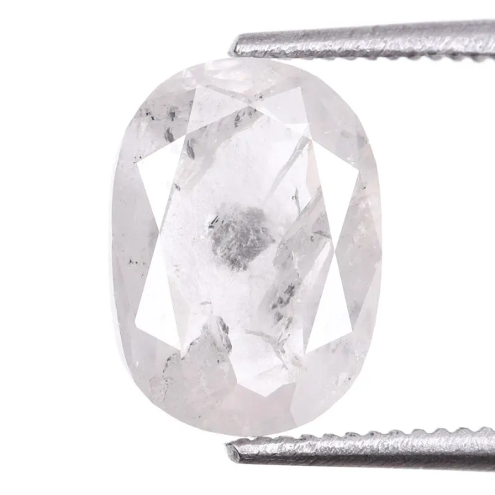 1.48 CT Oval Cut Salt and Pepper Loose Natural Diamond